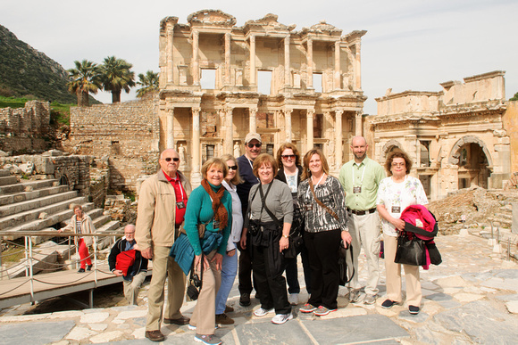 Day 3 Celsus' library in Ephesus. 3rd largest in the world (remember the other two?)