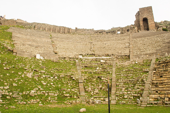 Day 2 Theater in Pergamum. Held 10,000. Can you spot the two people at the top?