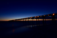 Pier at blue hour